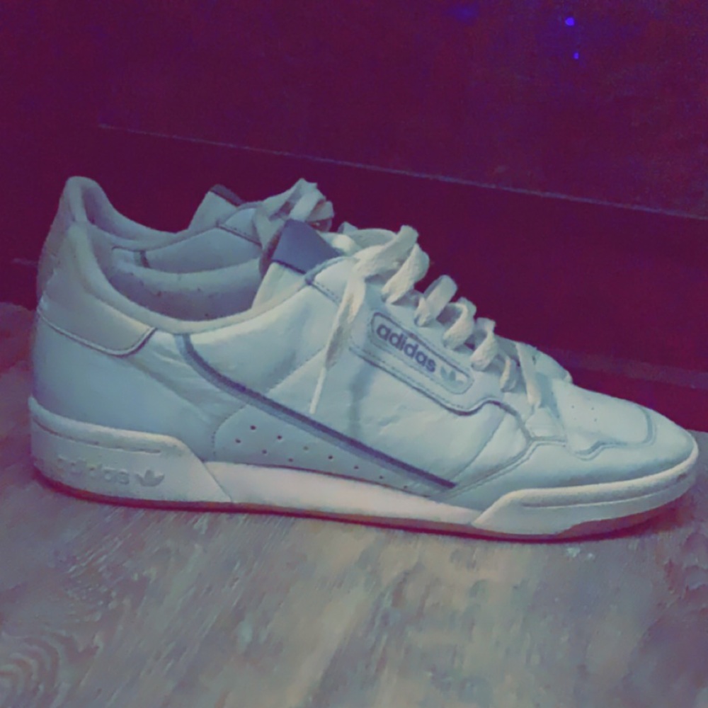 Adidas casual shoes. Size 10.5m. Blue/green color